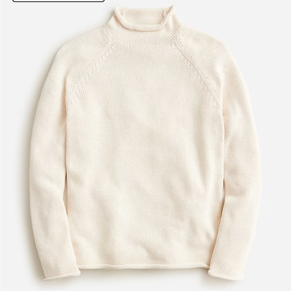 J. Crew Other - J crew mountain white 1988 heritage cotton Rollneck™ sweater